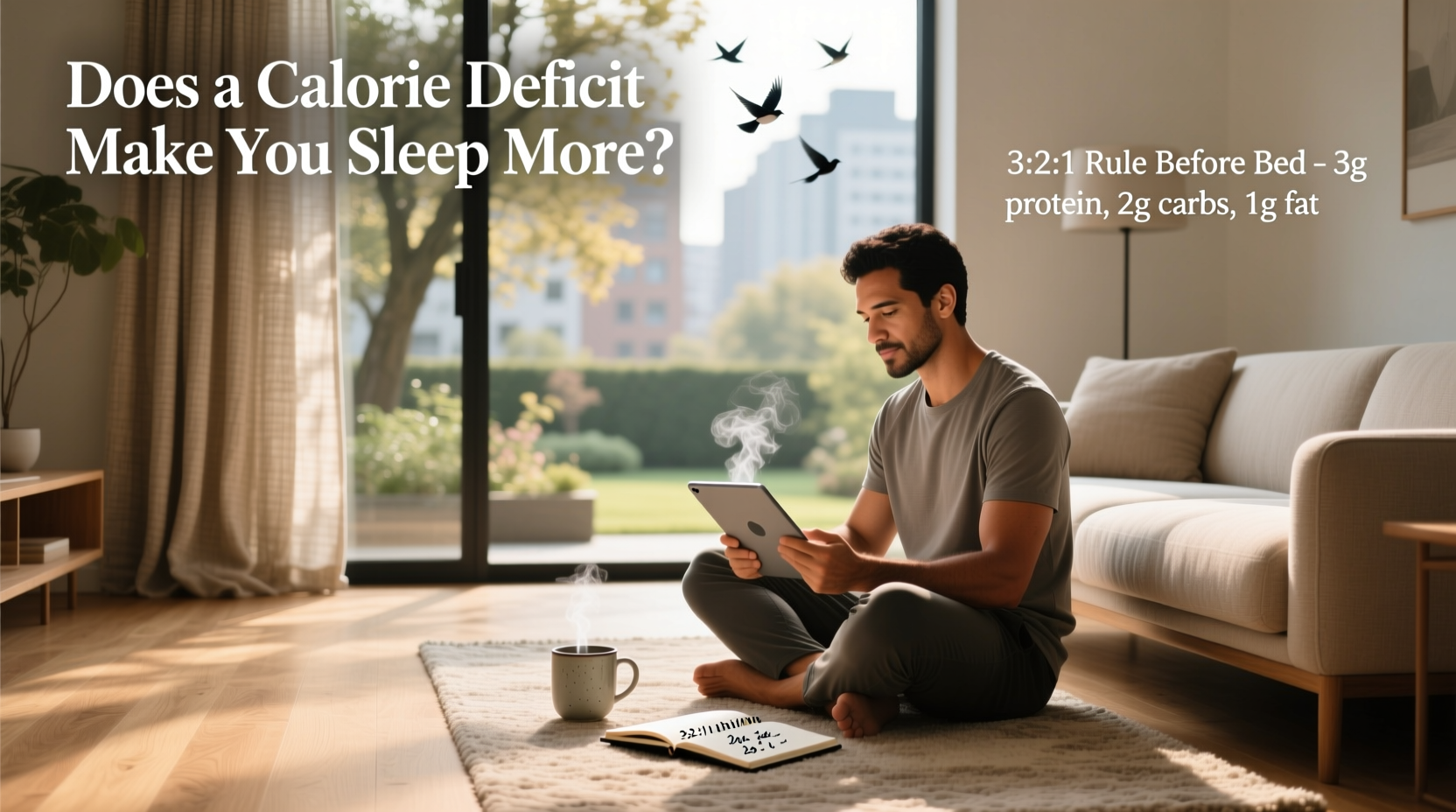 calorie deficit sleep 3 2 1 rule guide