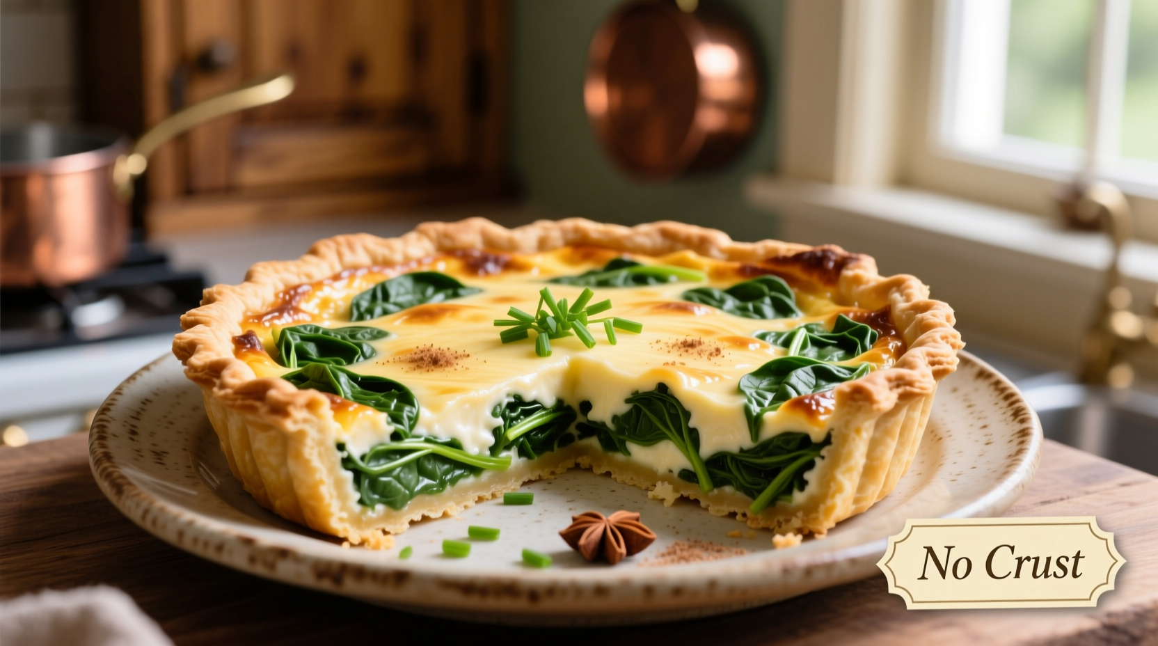 Perfect No Crust Spinach Quiche Recipe in 30 Minutes