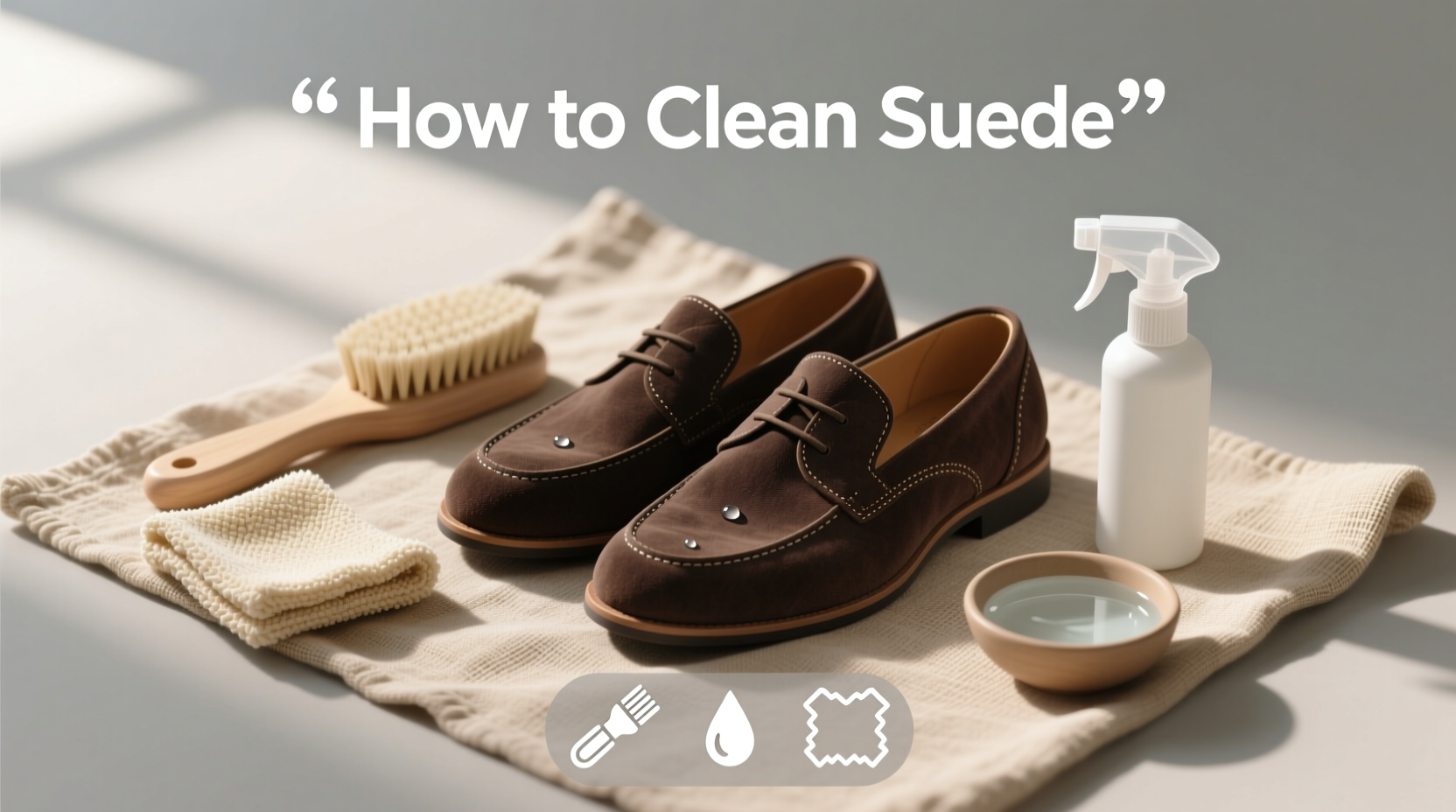 how to clean suede