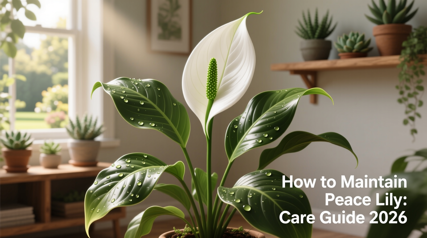 how to maintain peace lily