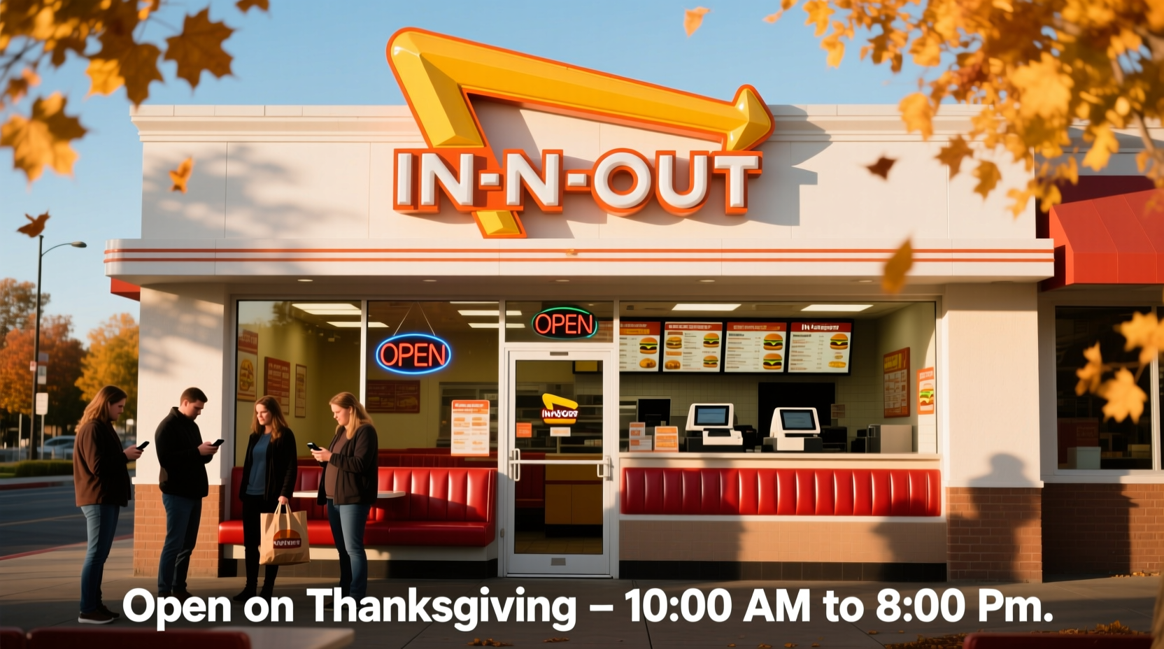 is in n out burger open on thanksgiving