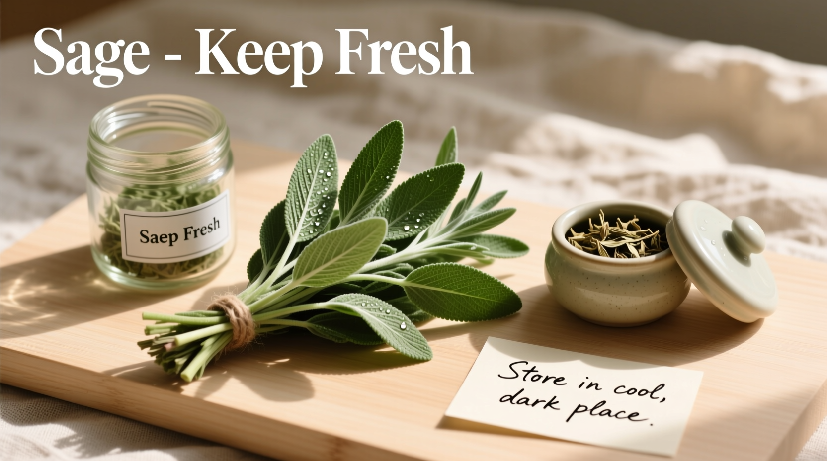 how to keep sage fresh