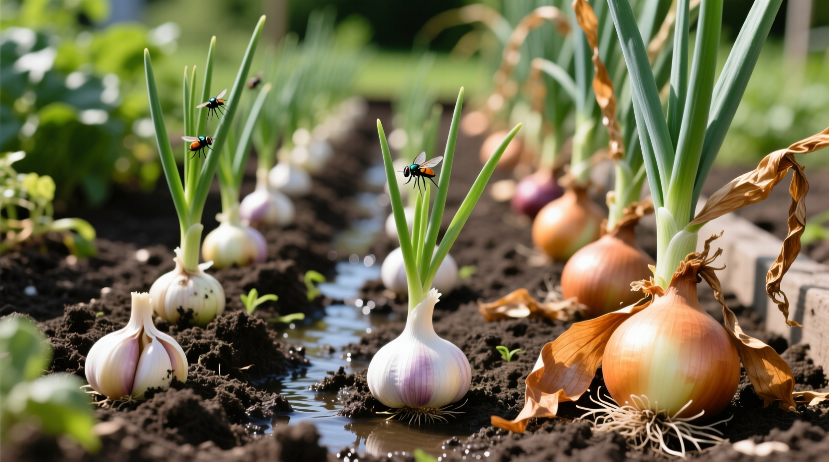 Can You Plant Garlic and Onions Together? Expert Guide