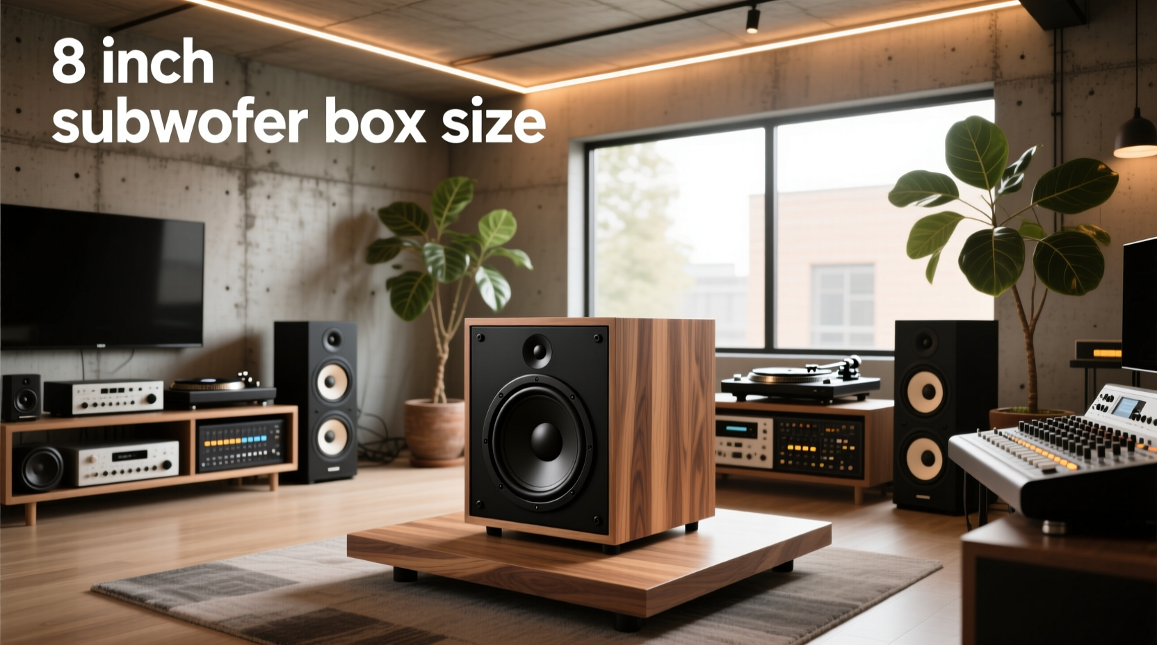8 inch subwoofer box size guide