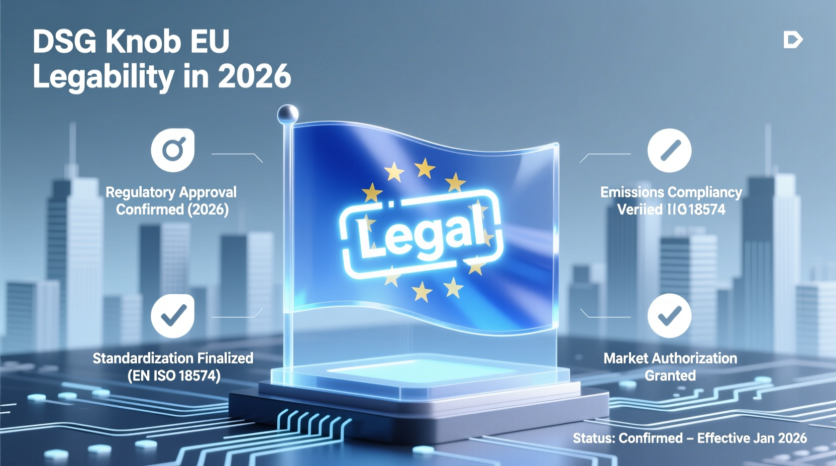 dsg knob eu legality 2026