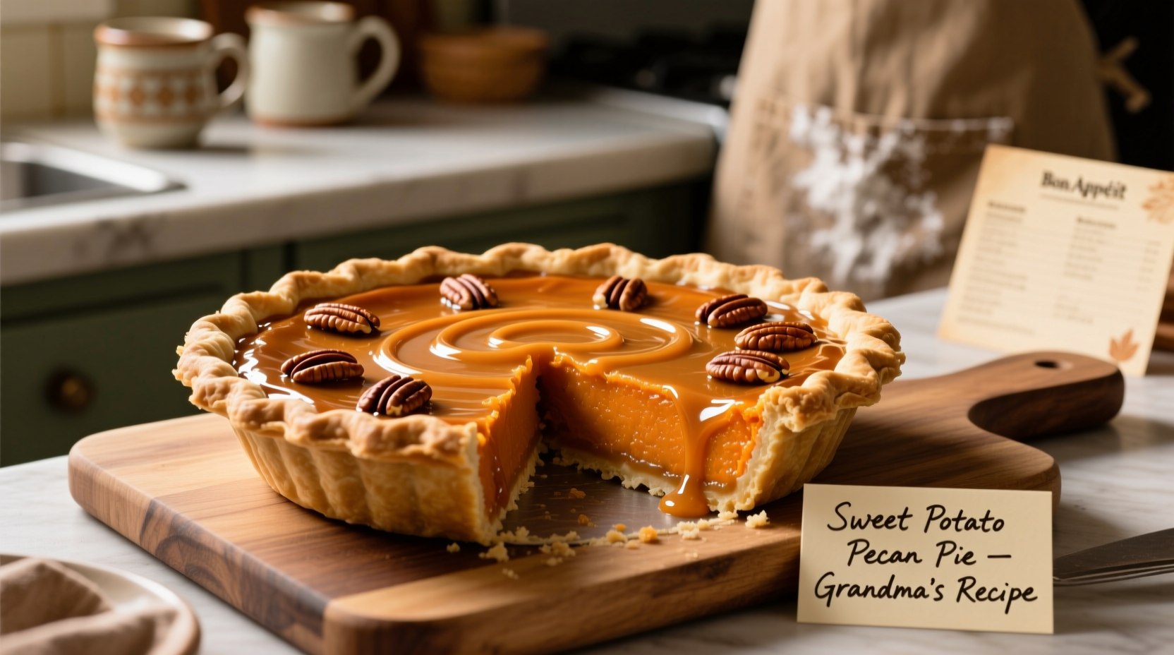 pecan sweet potato pie