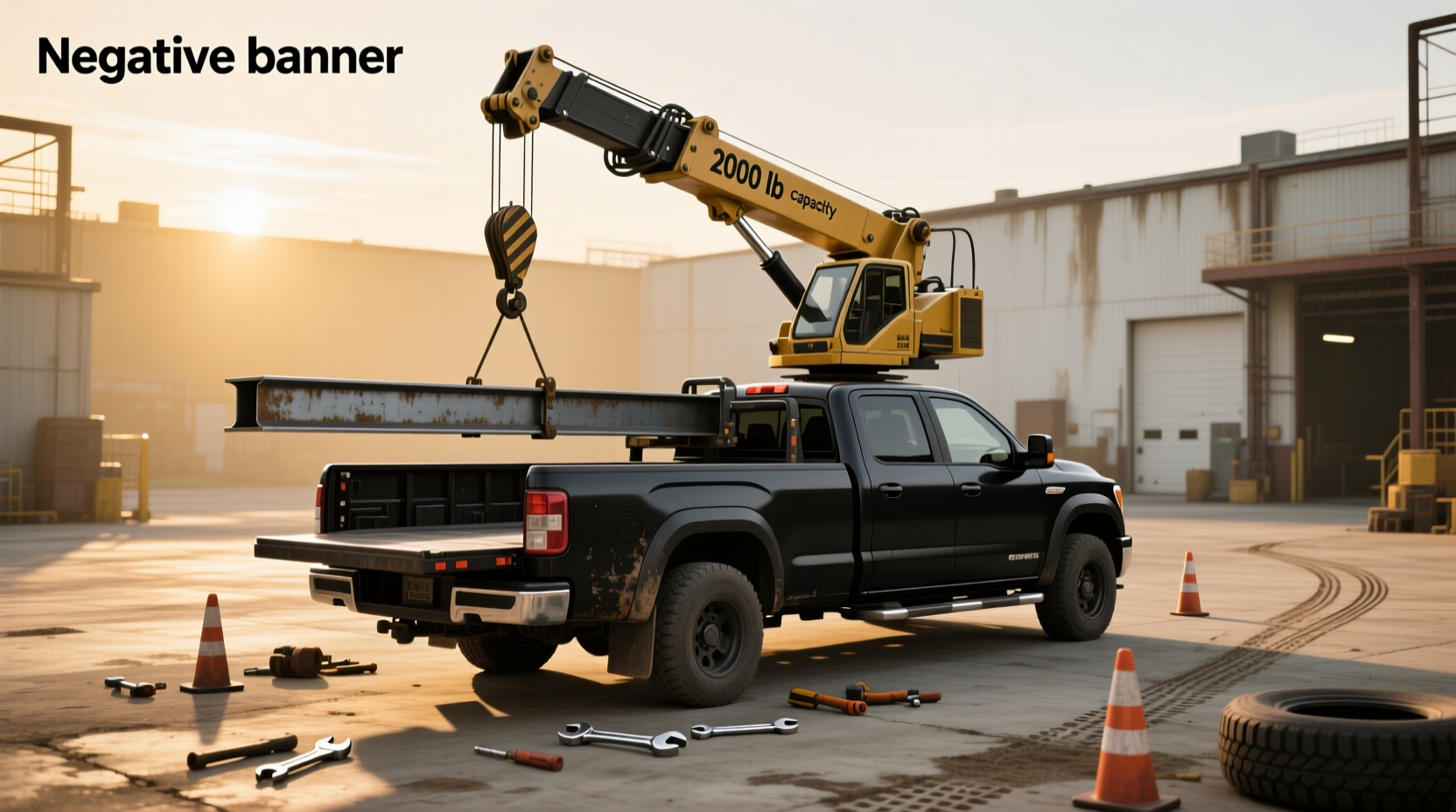 2000 lb truck bed crane guide