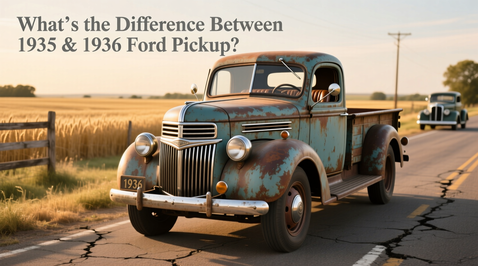 1936 pickup trucks ford vs international differences
