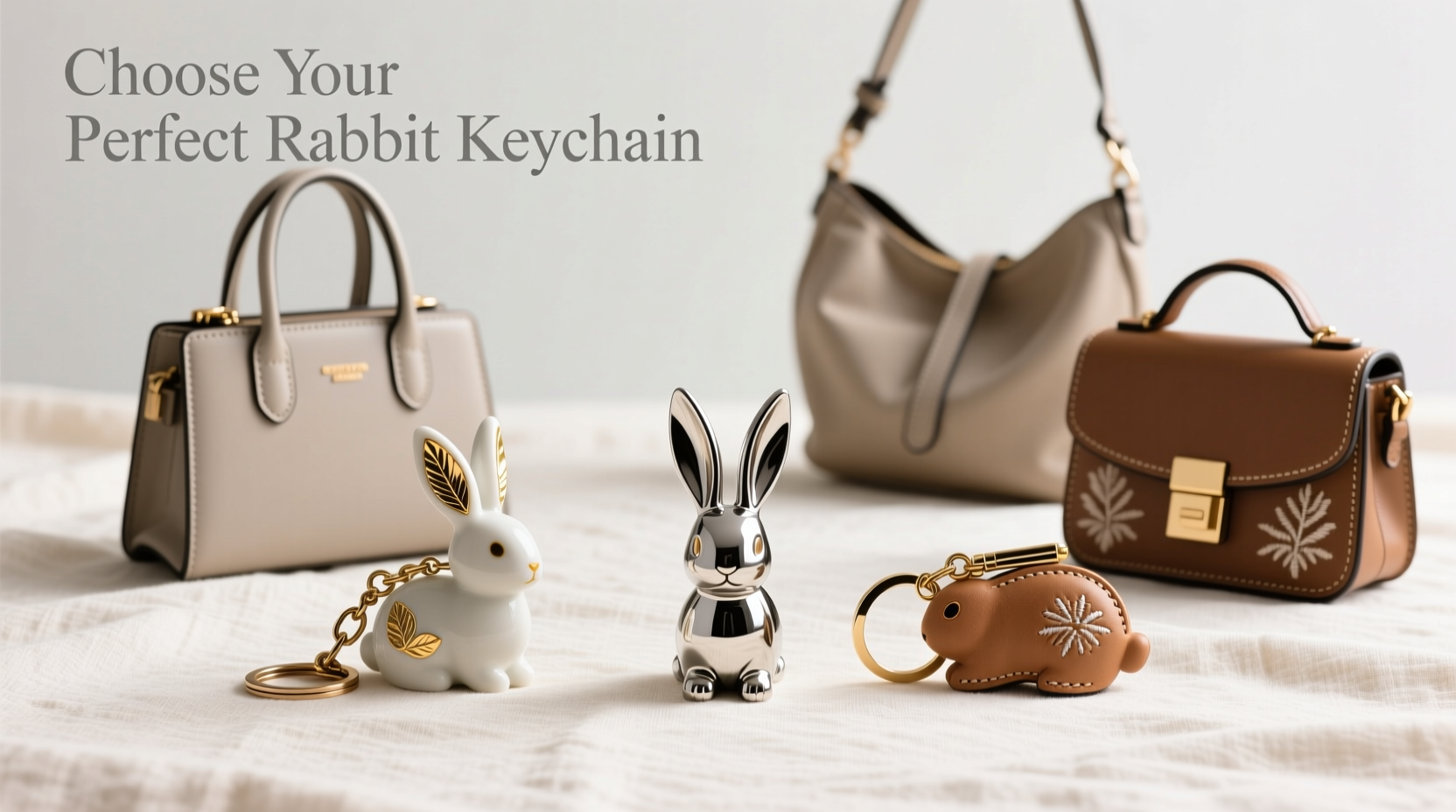 how to select the ideal rabbit keychain to elevate your bags style and functionality
