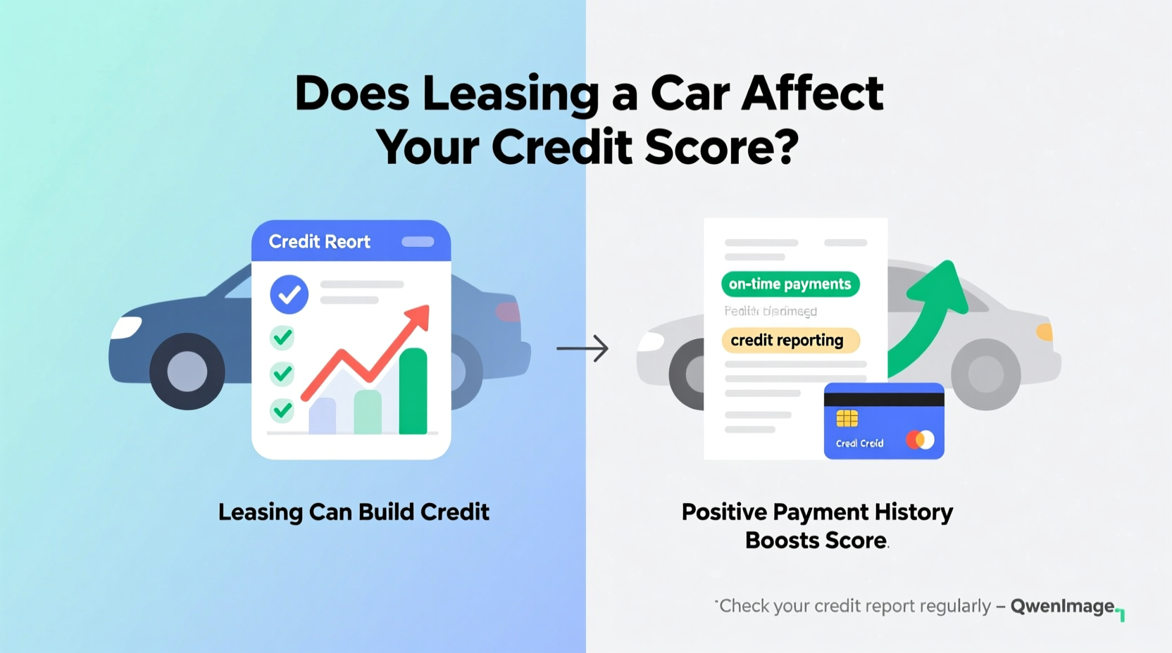 does leasing a car go on your credit