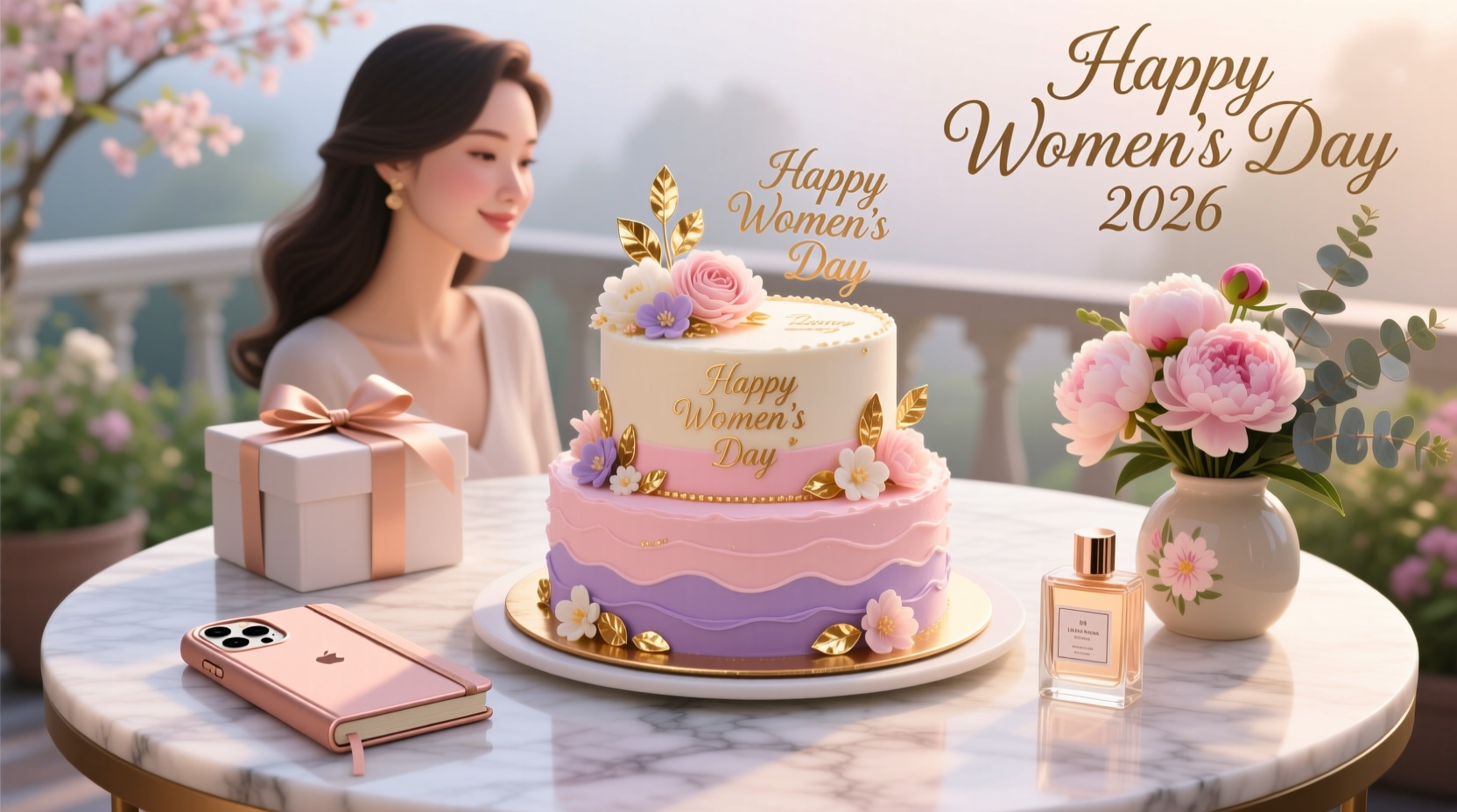 womens day cake book