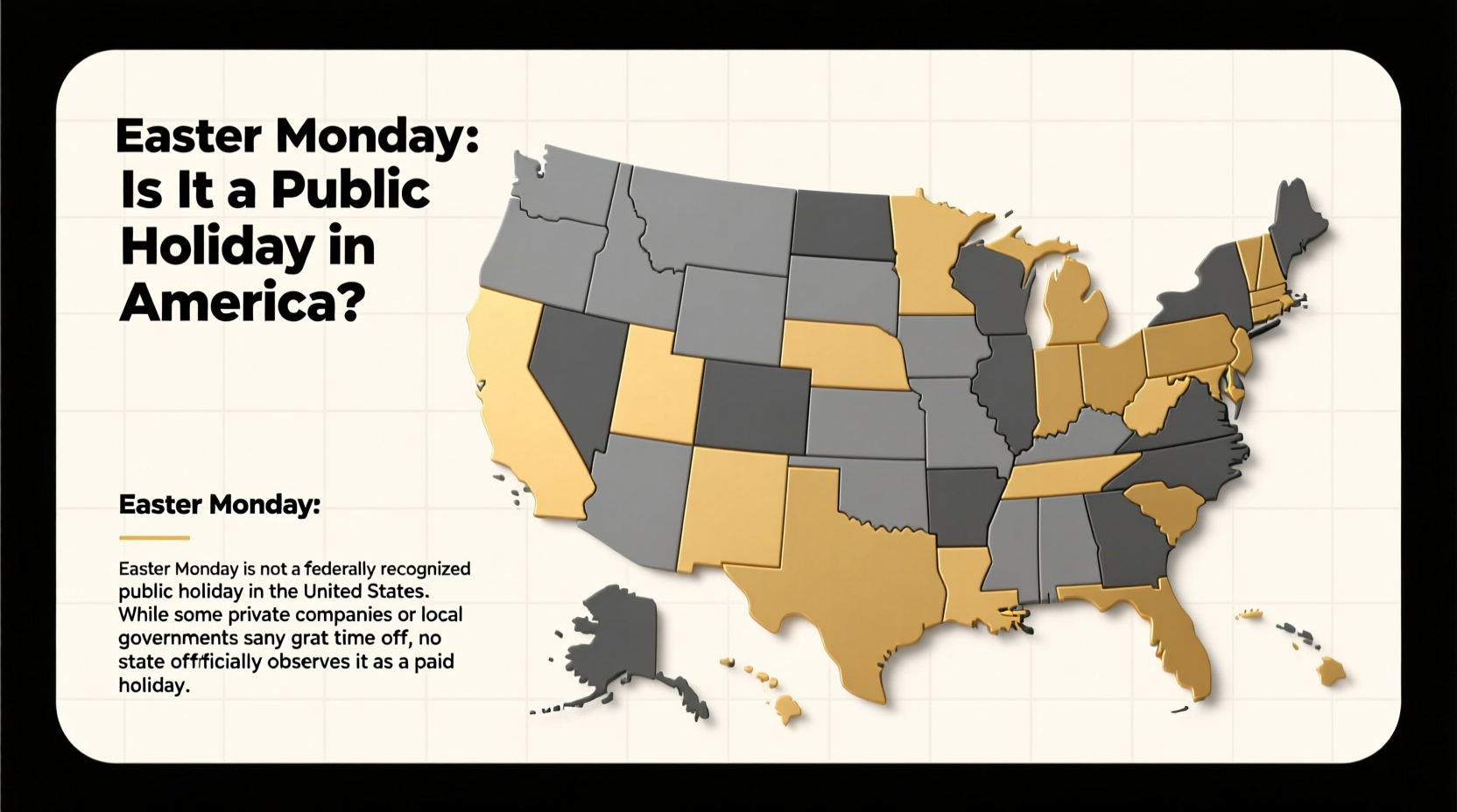 Is Easter Monday a Public Holiday in America?
