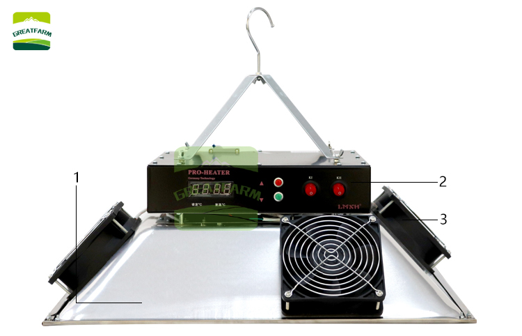 Chick brooder warmer Chick brooding umbrella Duck and goose automatic breeding and heating equipment