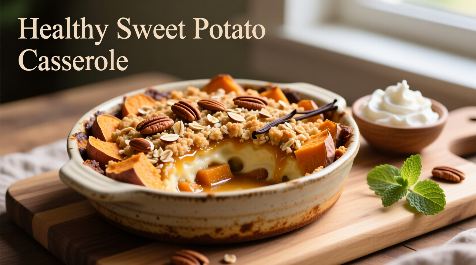 healthy sweet potato casserole