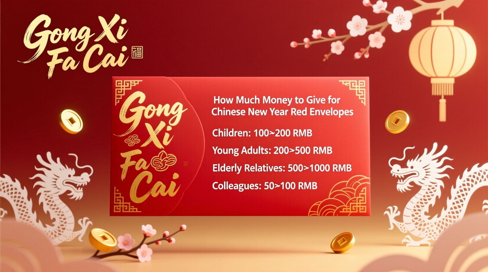 How Much Money to Give for Chinese New Year Red Envelopes