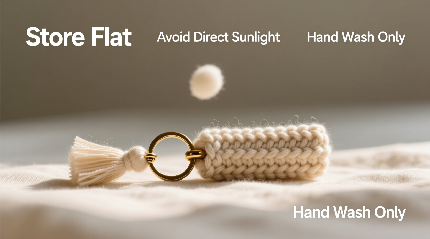 essential tips for caring for your delicate wool keychain without damage