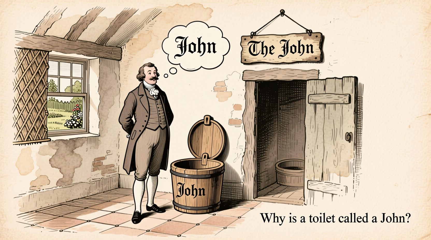why is a toilet called a john exploring the origins