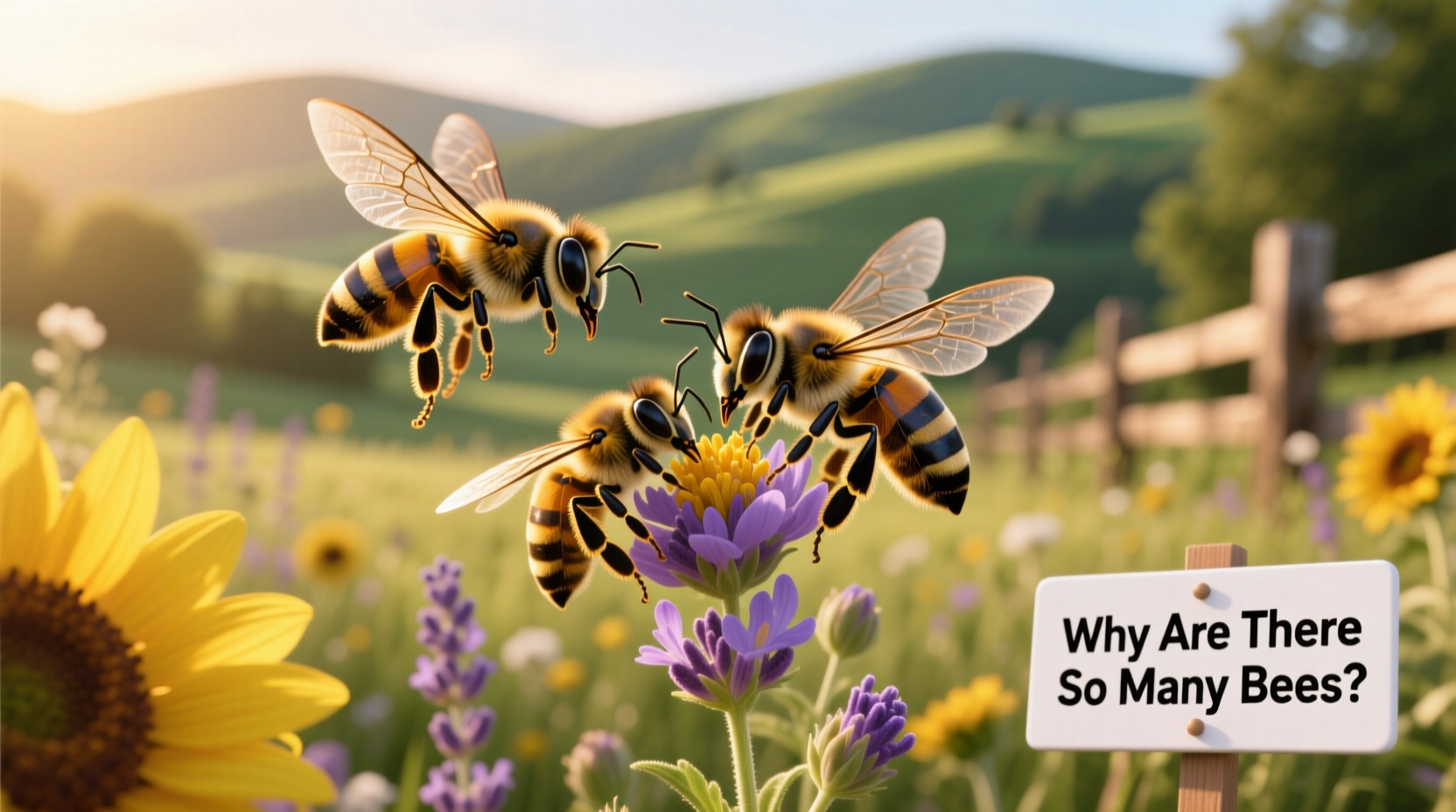 why are there so many bees around understanding bee activity