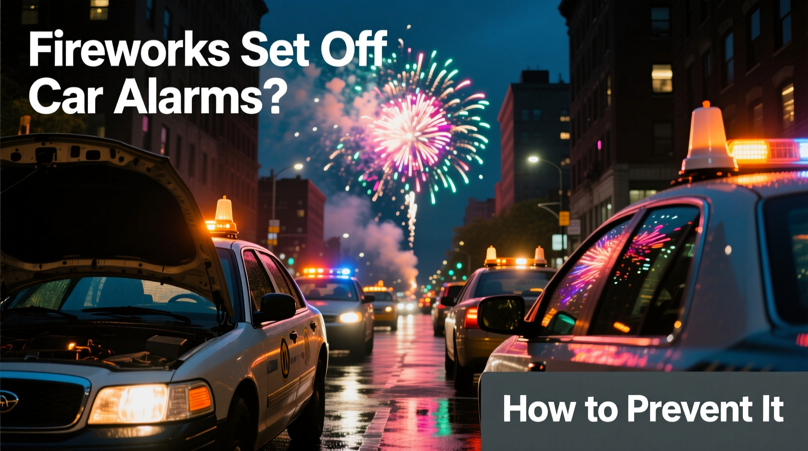 can fireworks set off car alarms