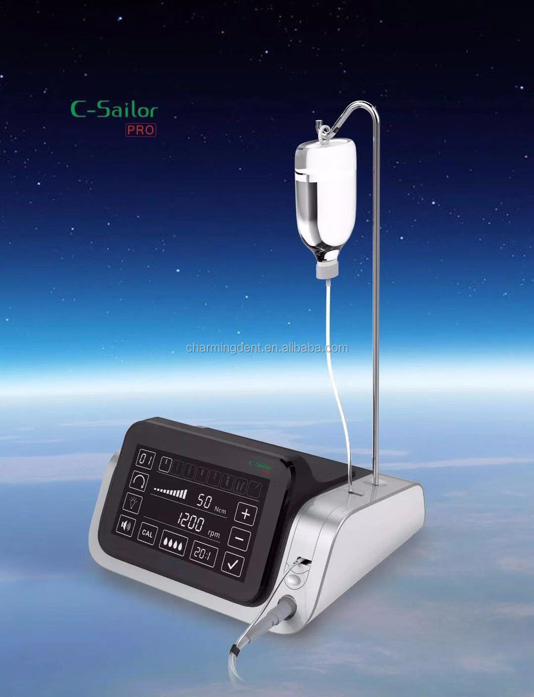 最新coxos种植牙电机机器led触摸面板c-水手pro/种植外科马达单元20:1