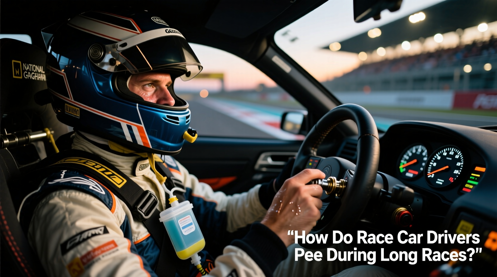 how do race car drivers pee