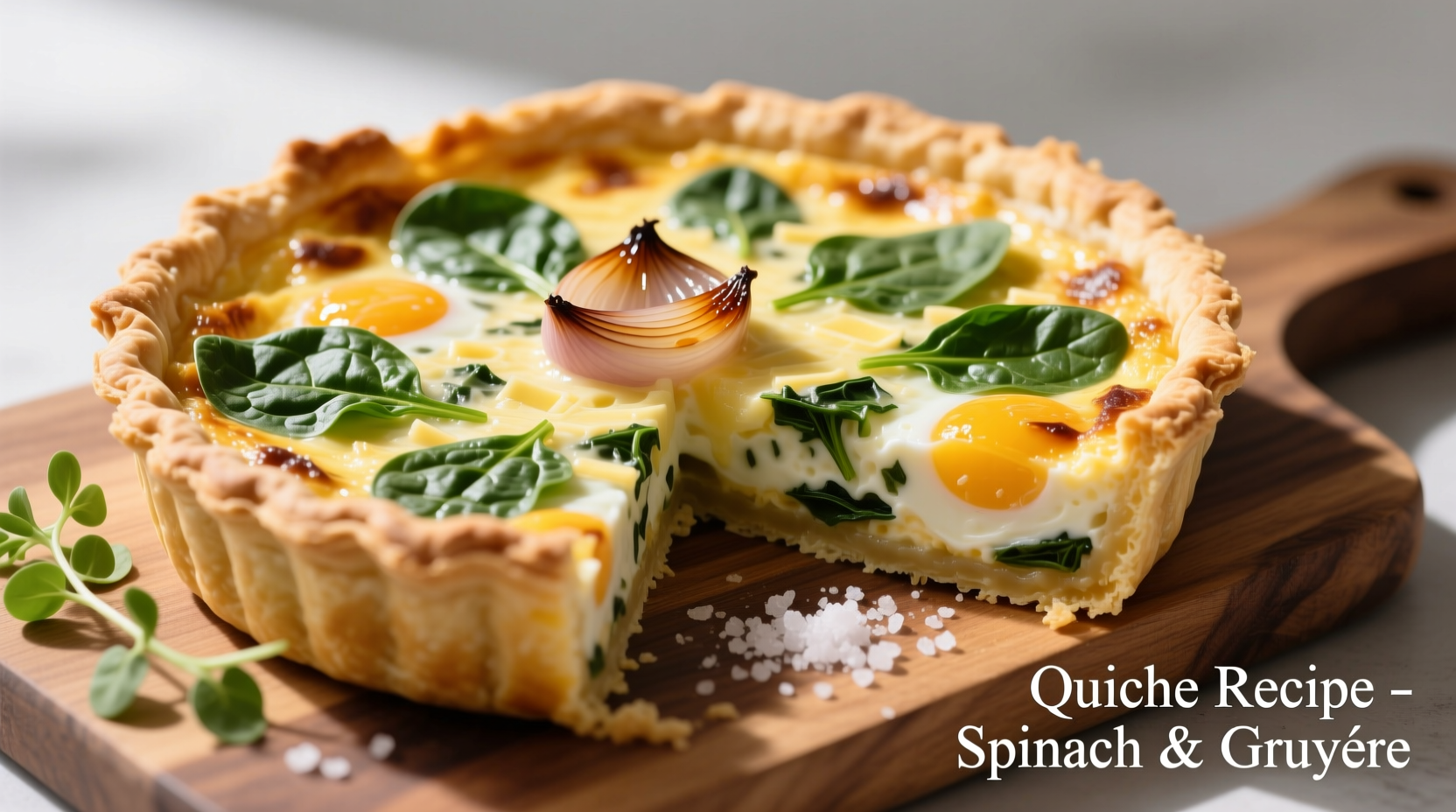 Perfect Spinach Quiche Recipe: Creamy Custard Every Time