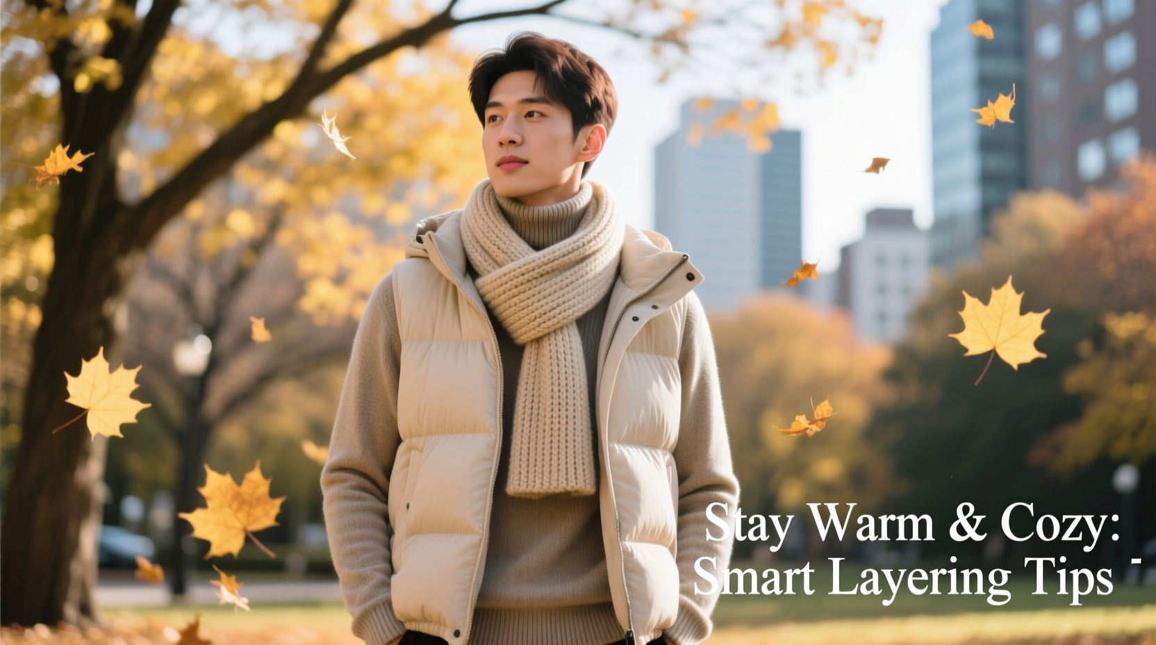 smart layering tips how to stay warm and cozy in a light autumn jacket