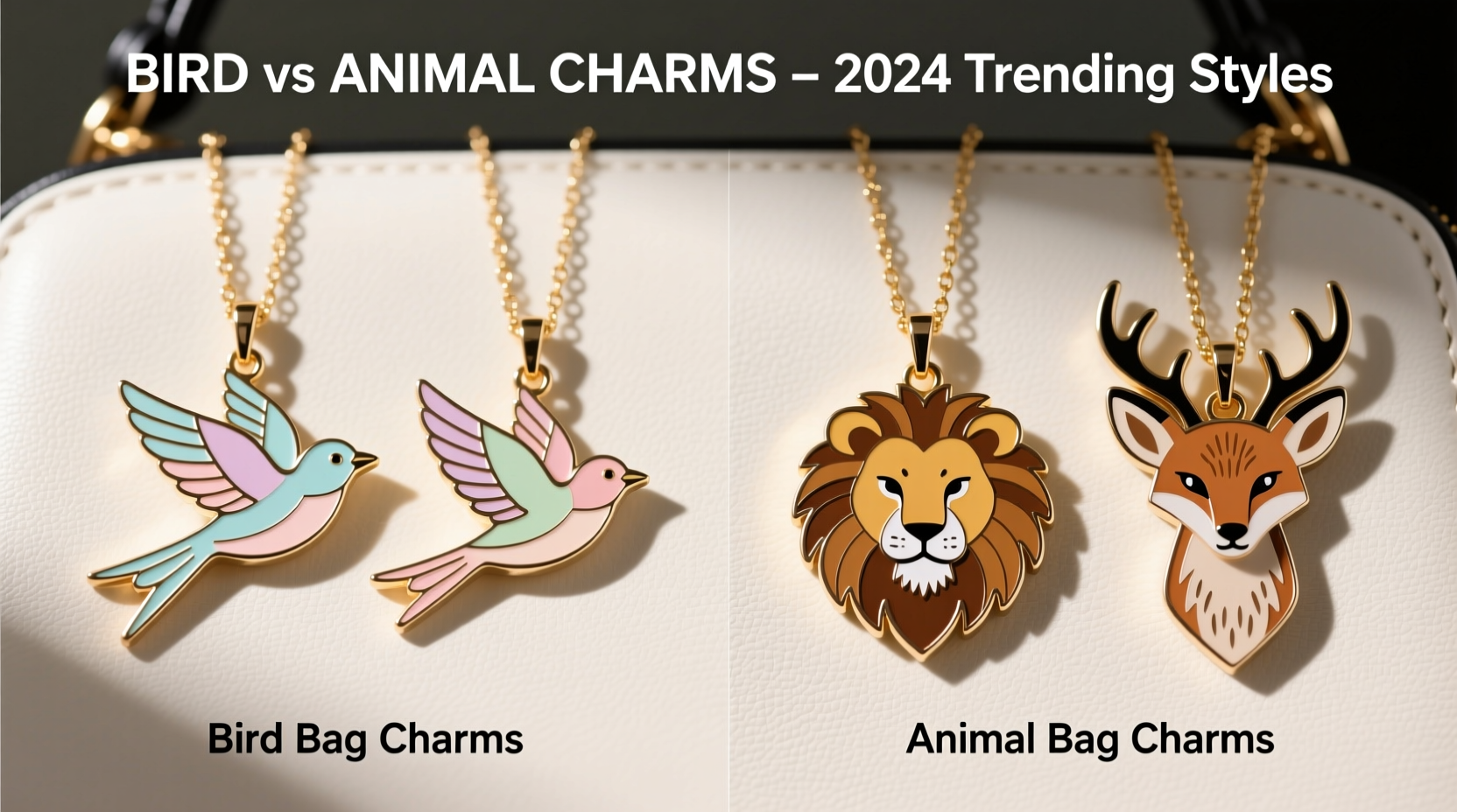 bird bag charms vs animal bag charms which is trending right now