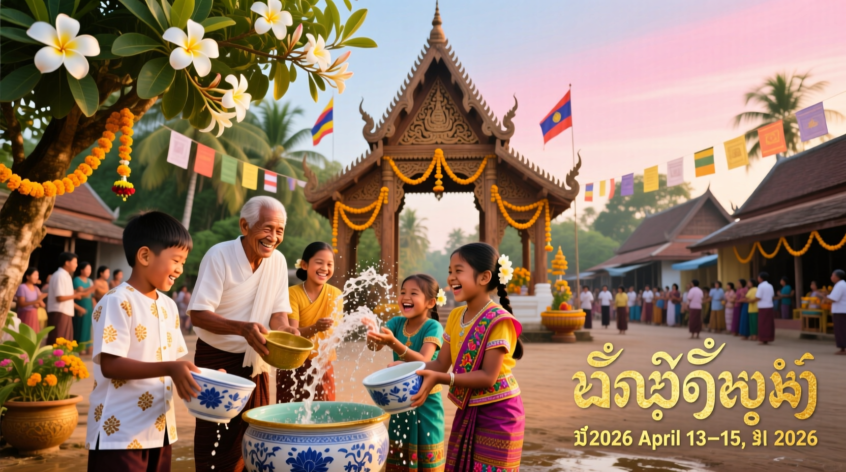 Khmer New Year 2026: April 13–15, 2026