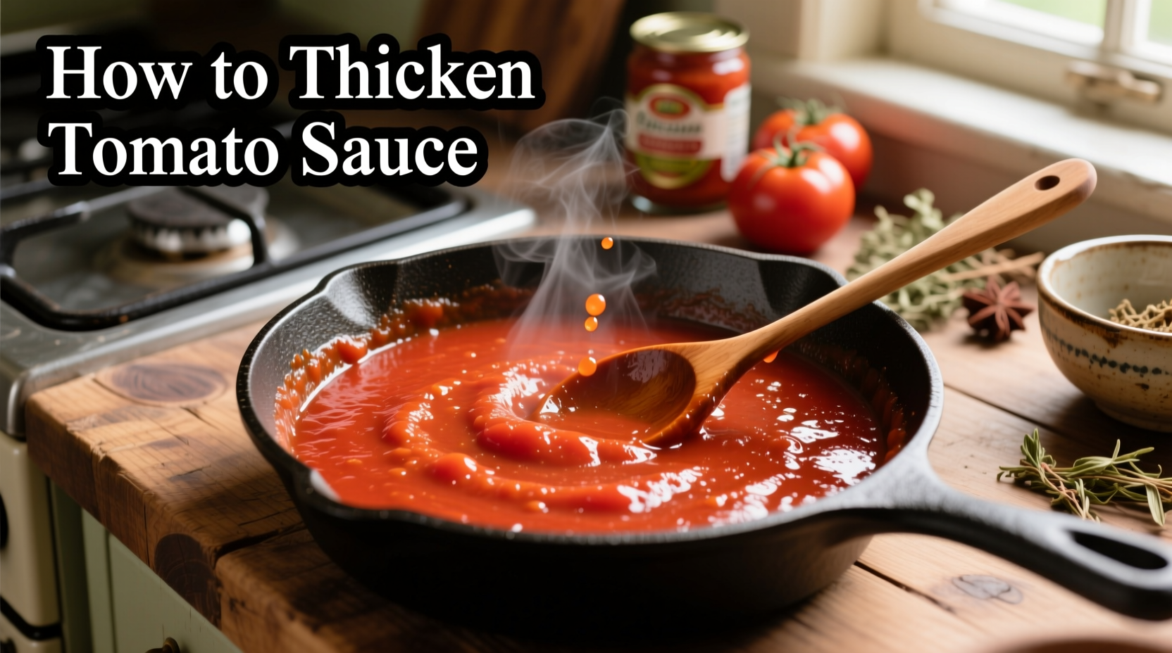 how can i thicken tomato sauce