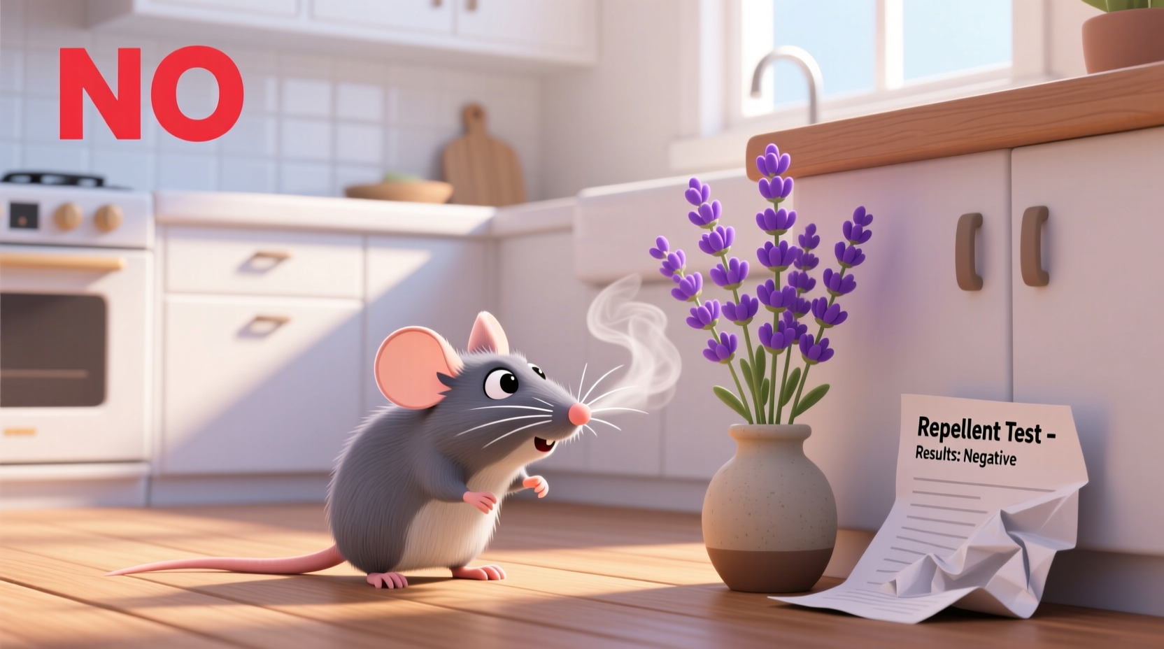 do mice like the smell of lavender