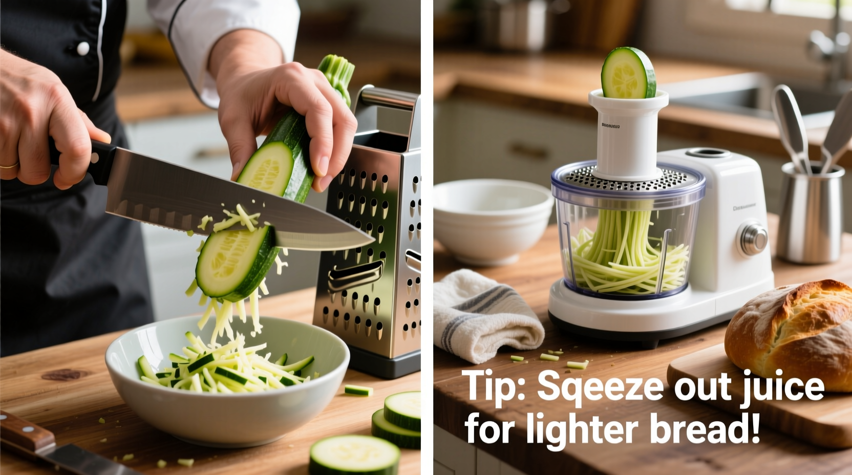 best way to grate zucchini for bread easy methods tips