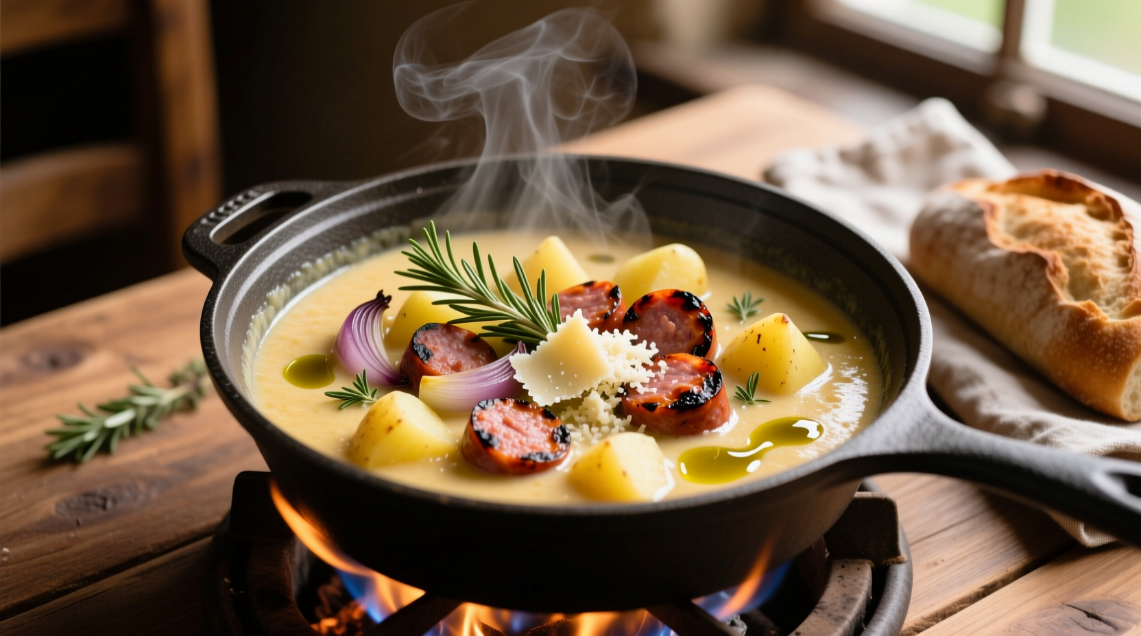 Authentic Italian Potato Soup with Sausage Recipe
