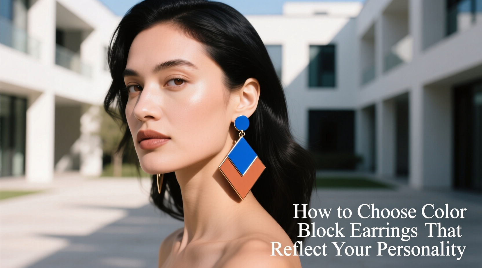 effortless style how to choose color block earrings that reflect your personality