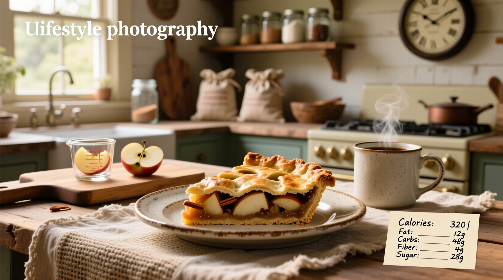 apple pie slice nutrition guide