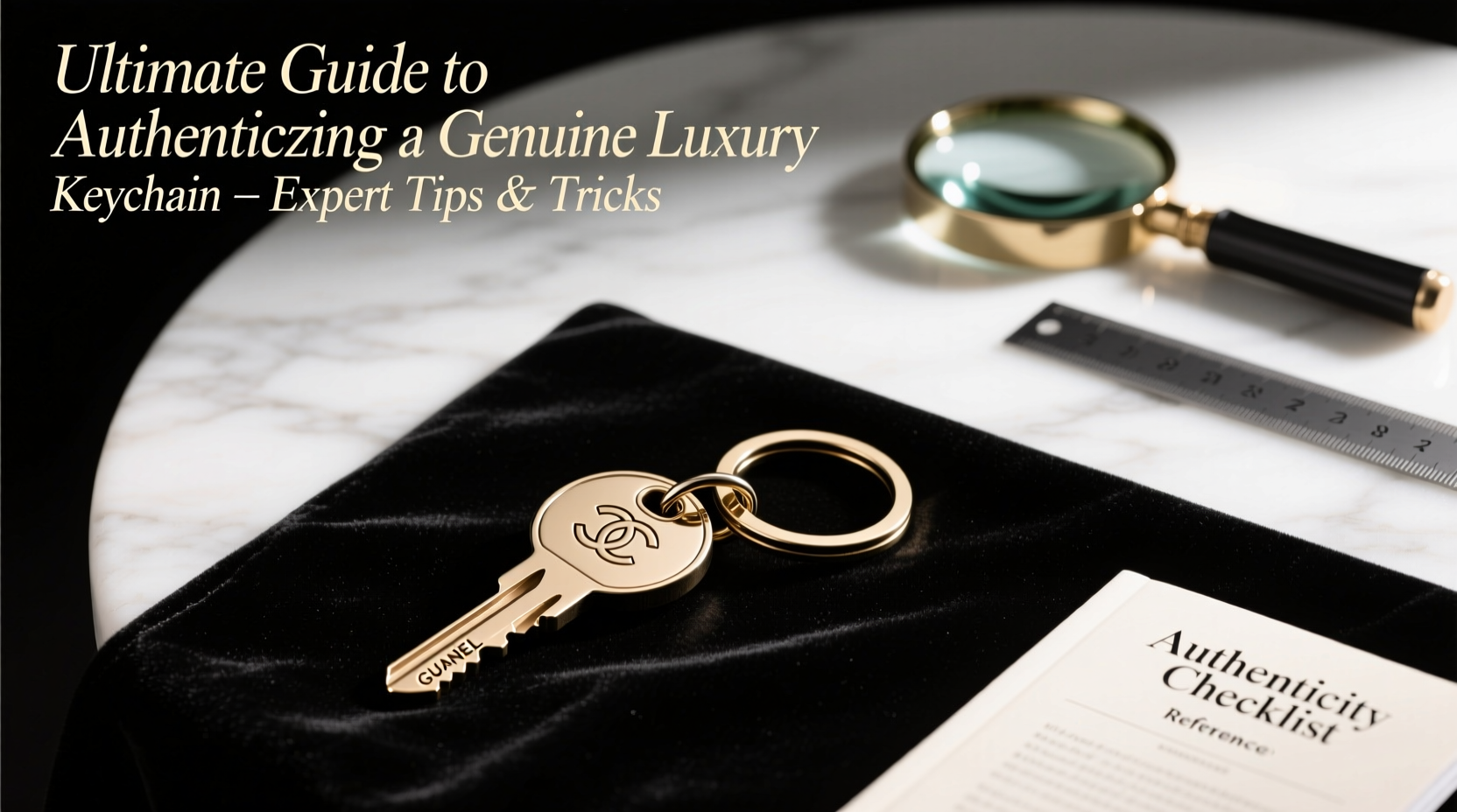 ultimate guide to authenticating a genuine luxury cc keychain expert tips and tricks