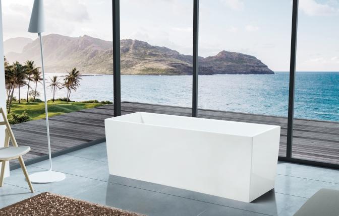 Flare 1800*750 modern double ended standard bathtubs
