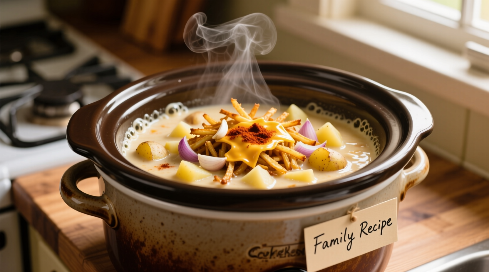 crock pot hash brown potato soup