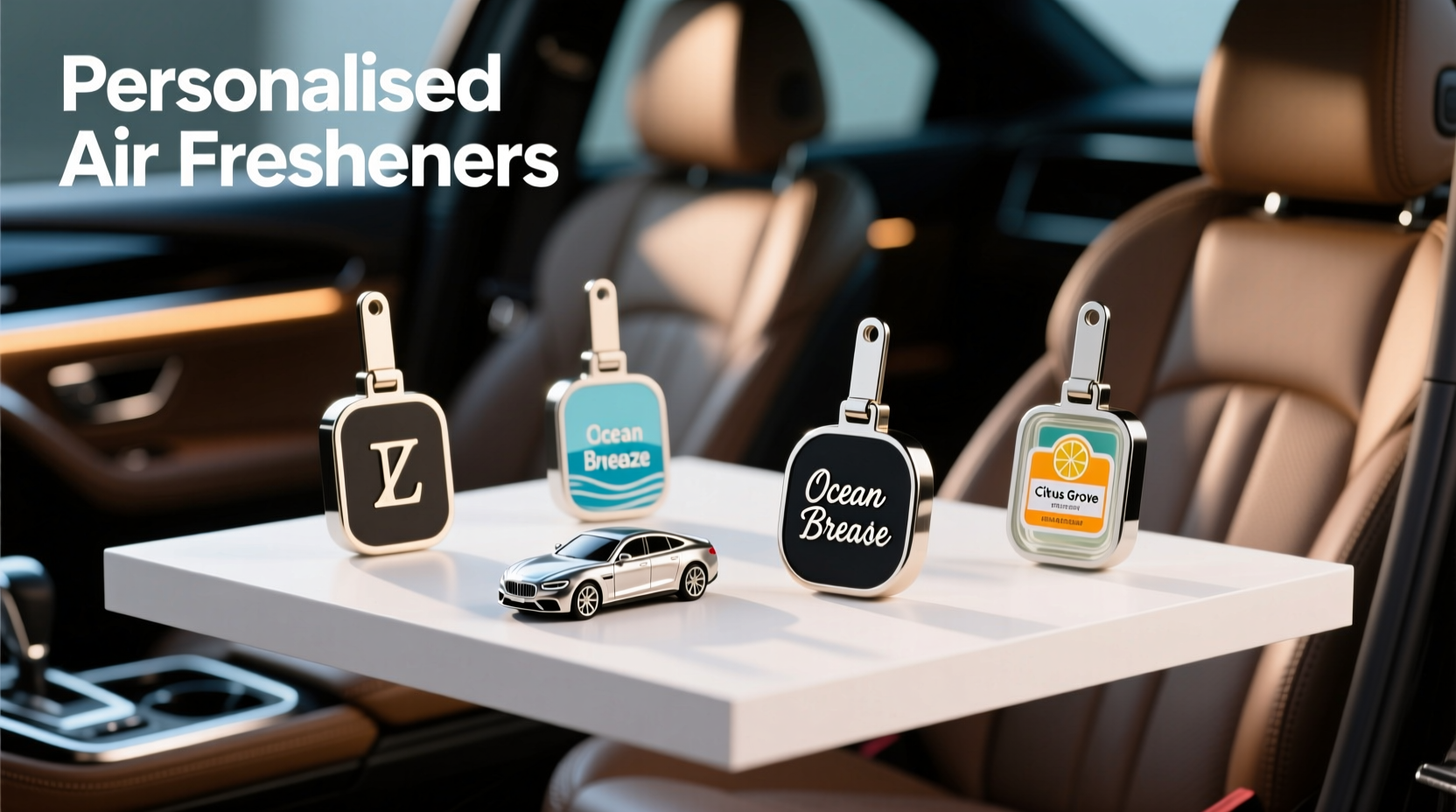 personalised air fresheners new car owners