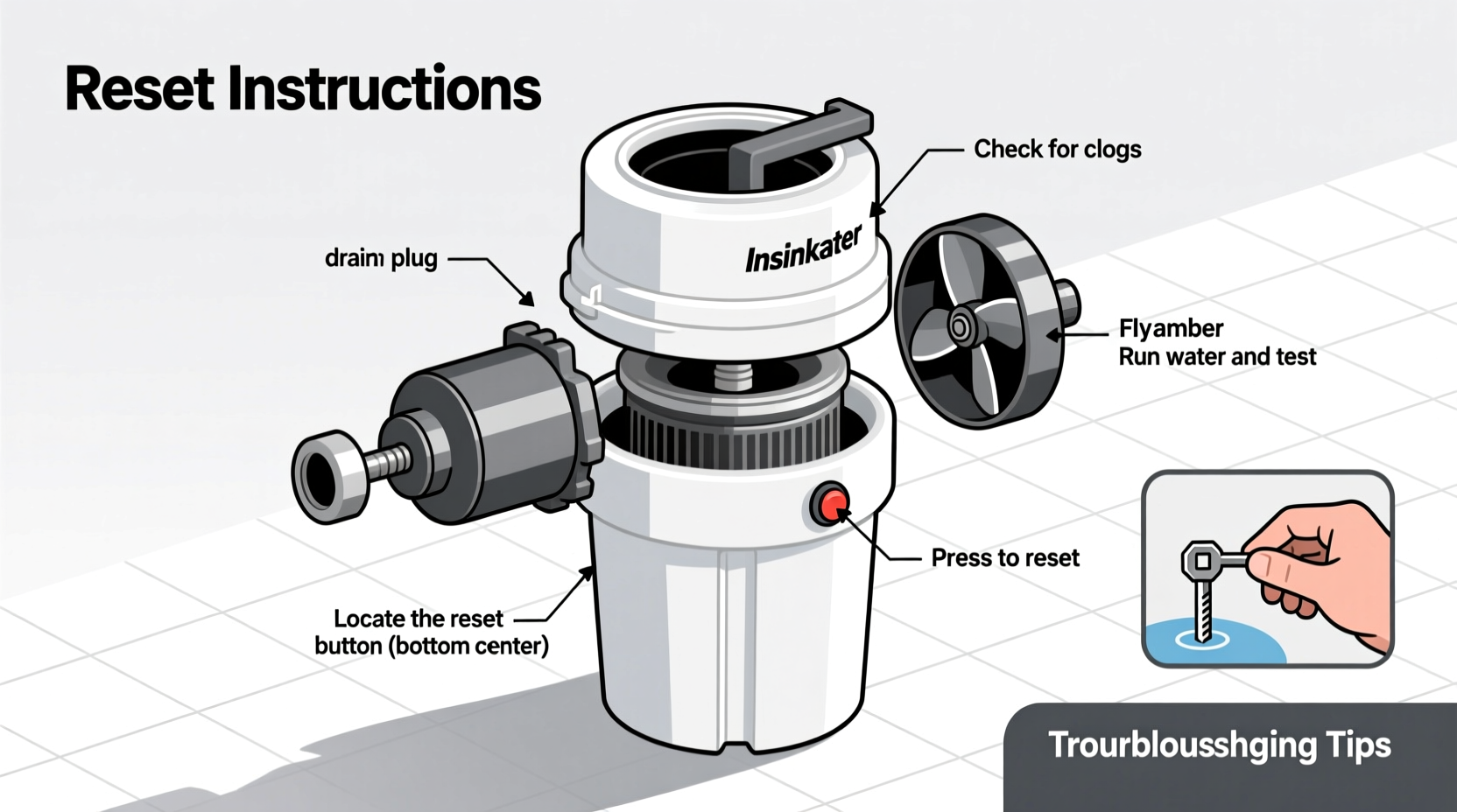 the complete guide to resetting and troubleshooting your insinkerator garbage disposal