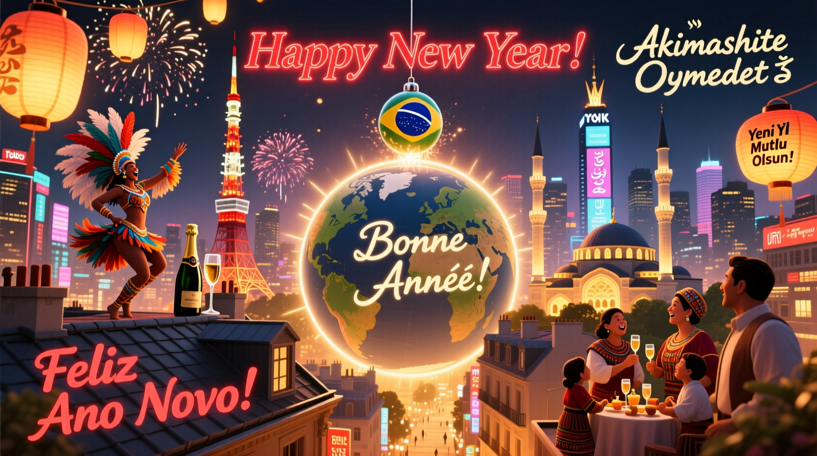 how wish happy new year