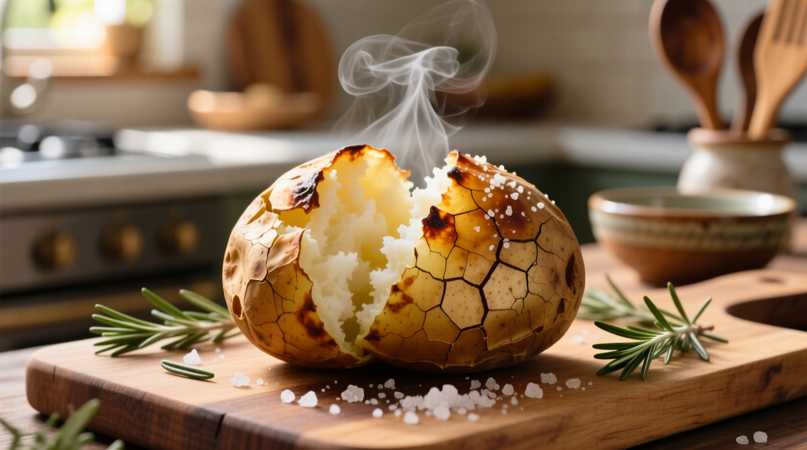 crispy baked potato