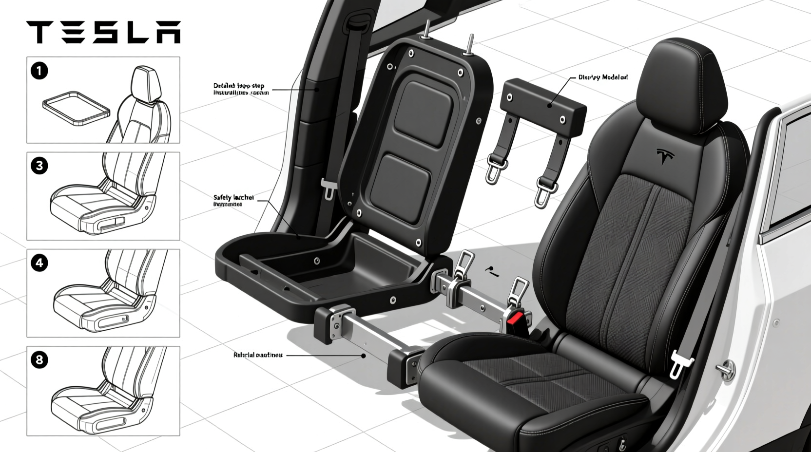 model x rear seat installation guide
