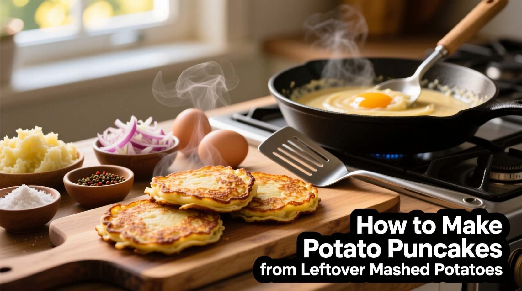 Make Potato Pancakes from Leftover Mashed Potatoes