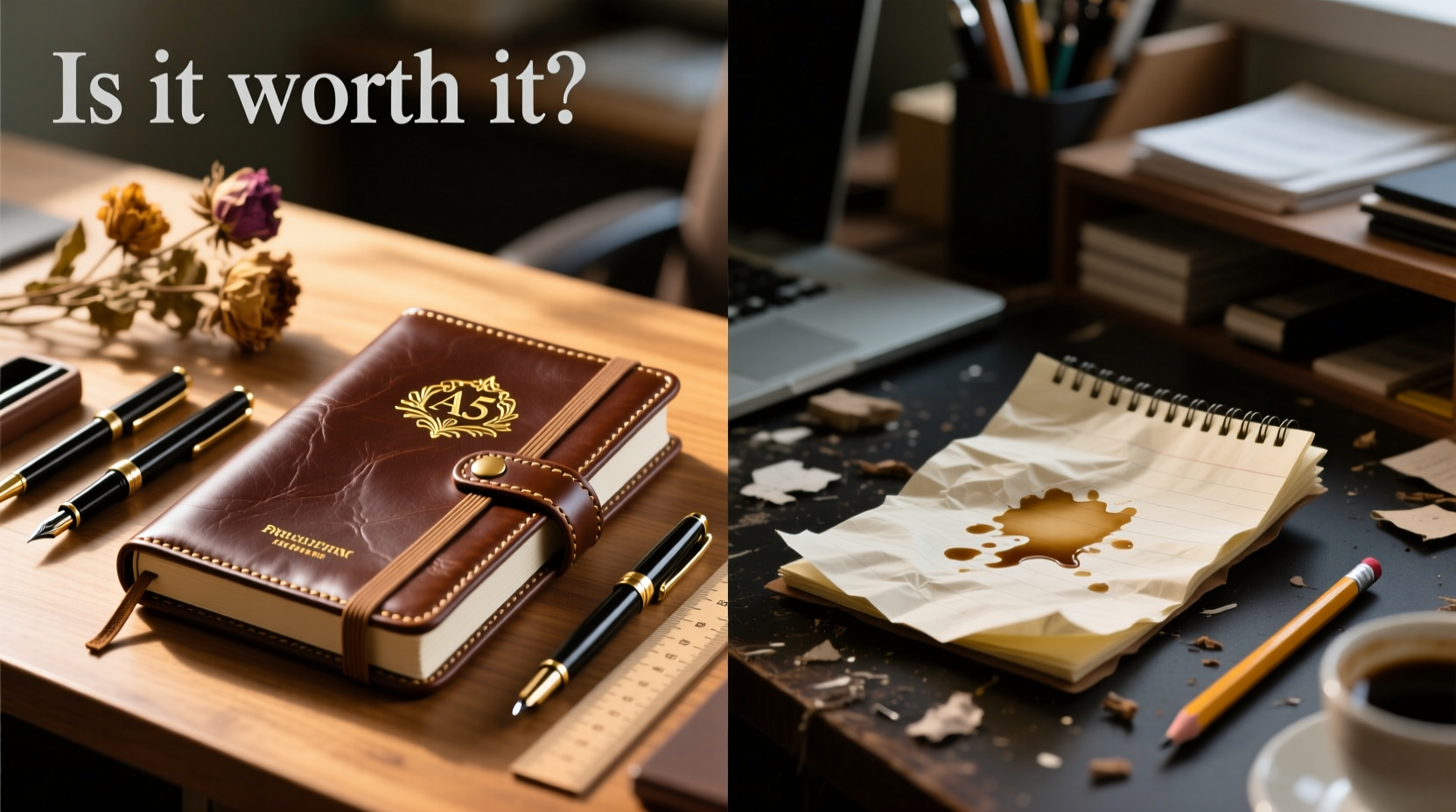 is a fancy a5 notebook really that much better than a cheap notepad or am i wasting my money