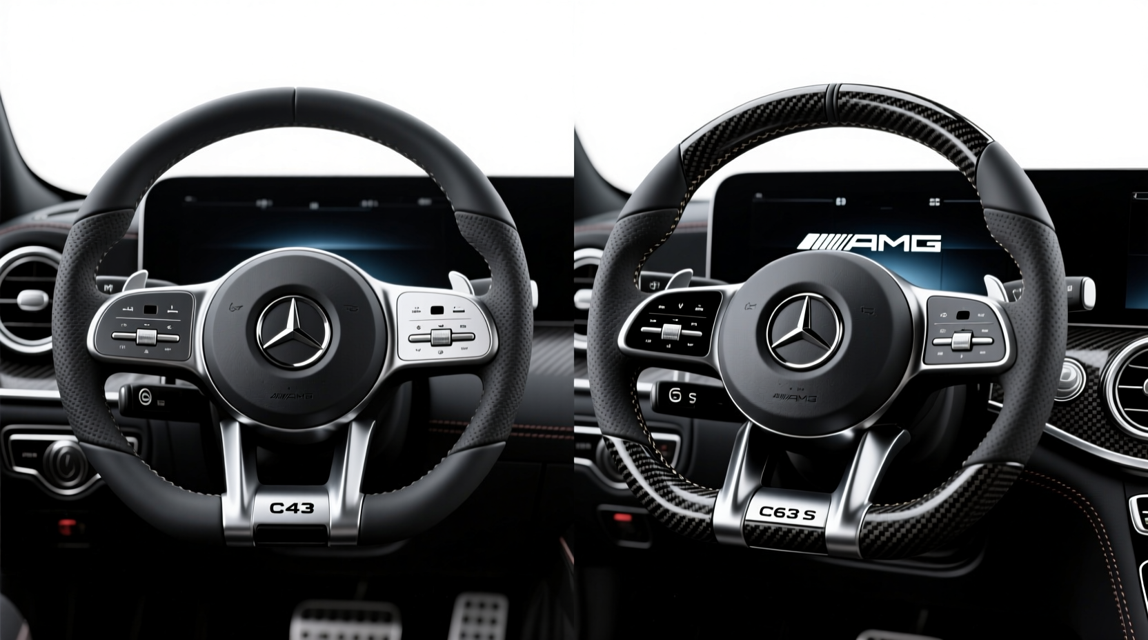 c43 vs c63s steering wheel 2026
