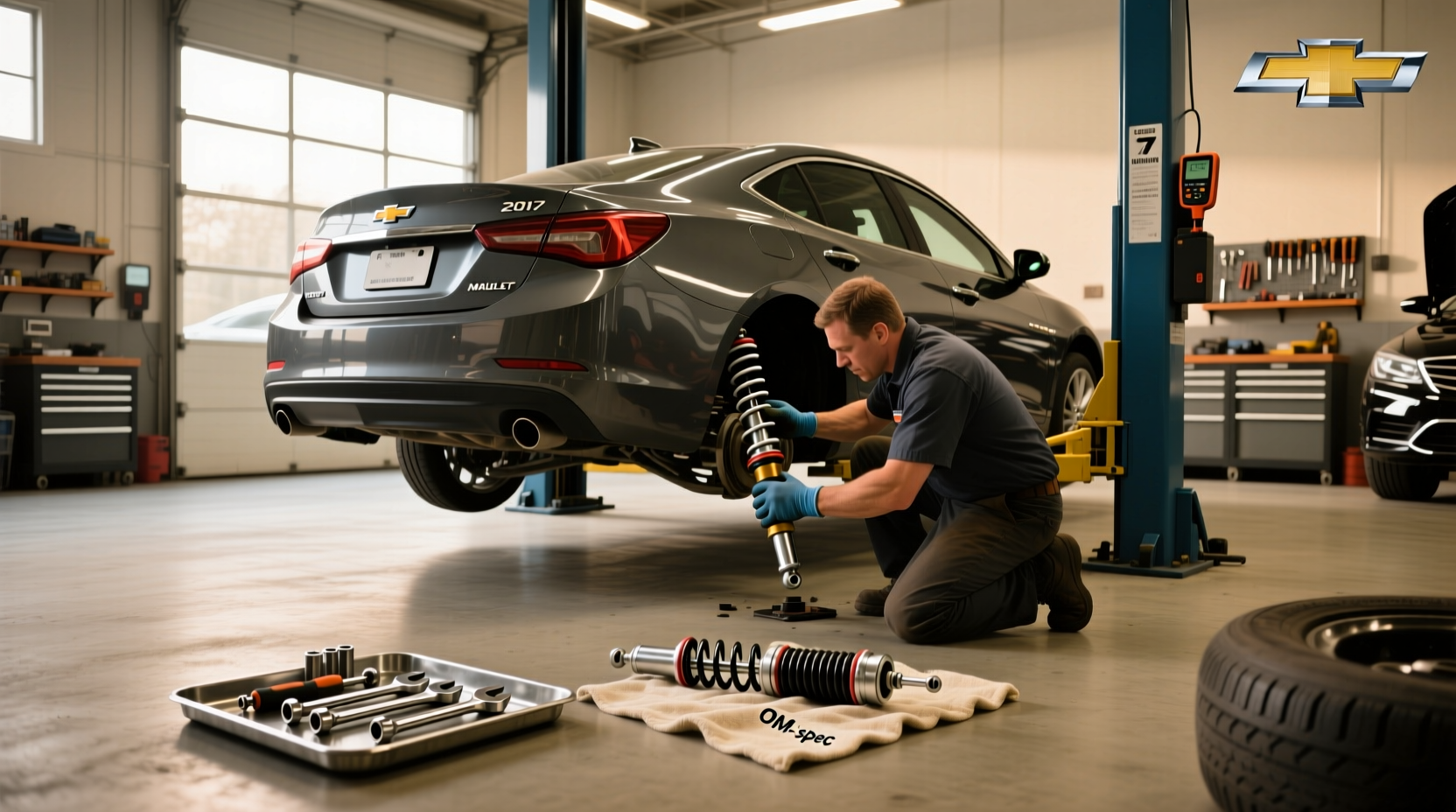 2017 malibu rear shock replacement guide