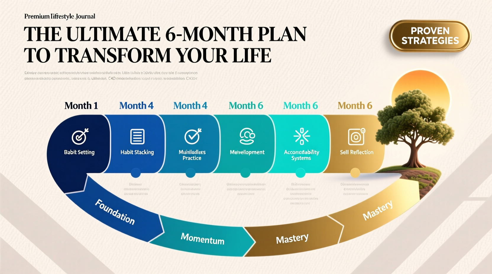 the ultimate 6 month plan to transform your life with proven strategies