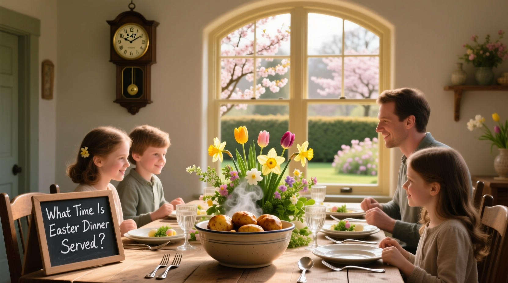 what time is easter dinner served