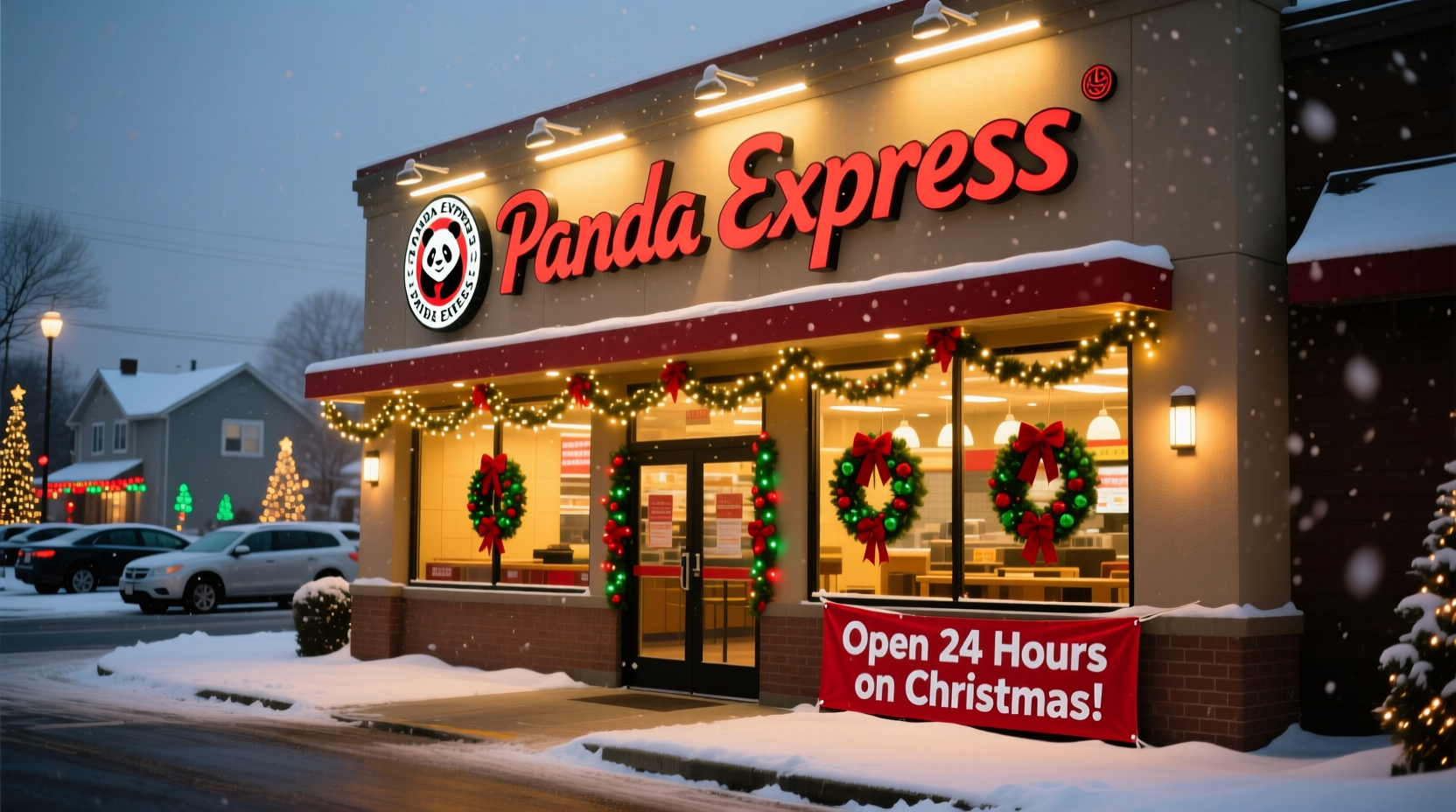 is panda open on christmas